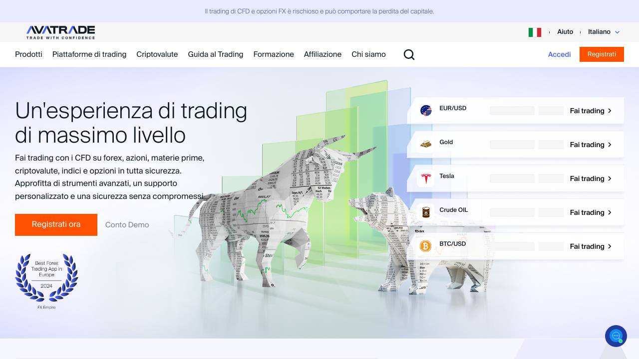Homepage AvaTrade