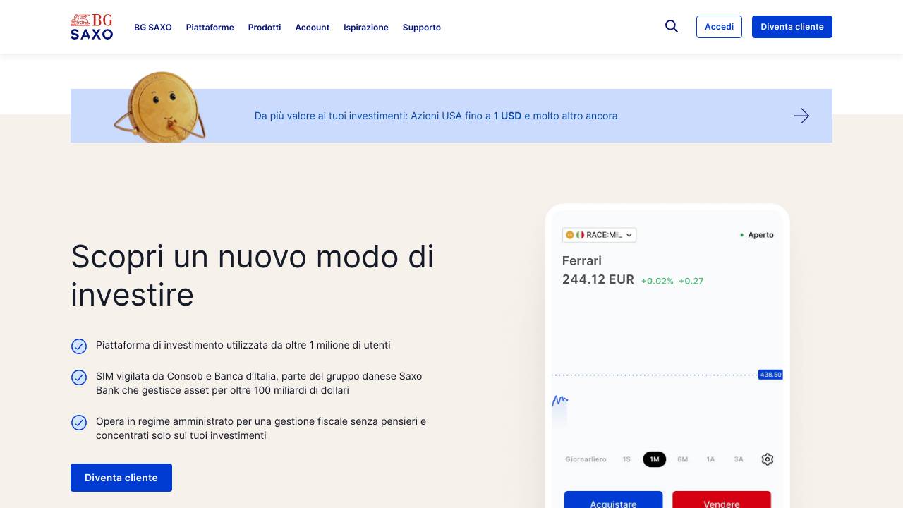 Homepage BG Saxo