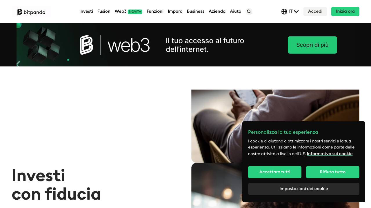 Homepage Bitpanda