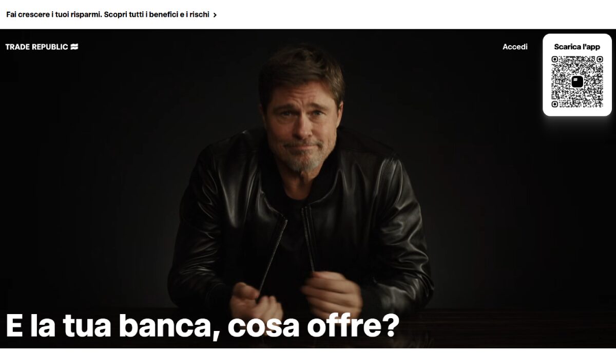 Homepage Conto Trade Republic