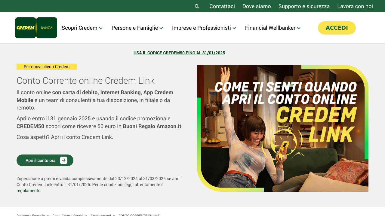 Homepage Credem Link