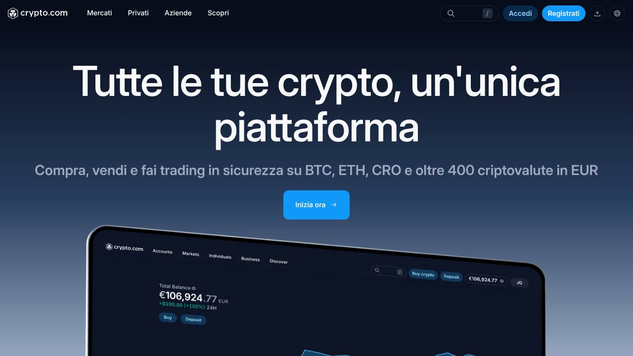 Homepage Crypto.com