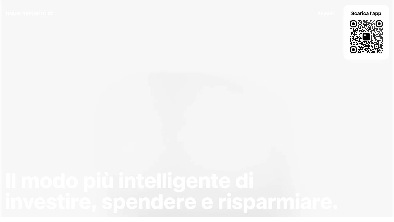Homepage Trade Republic