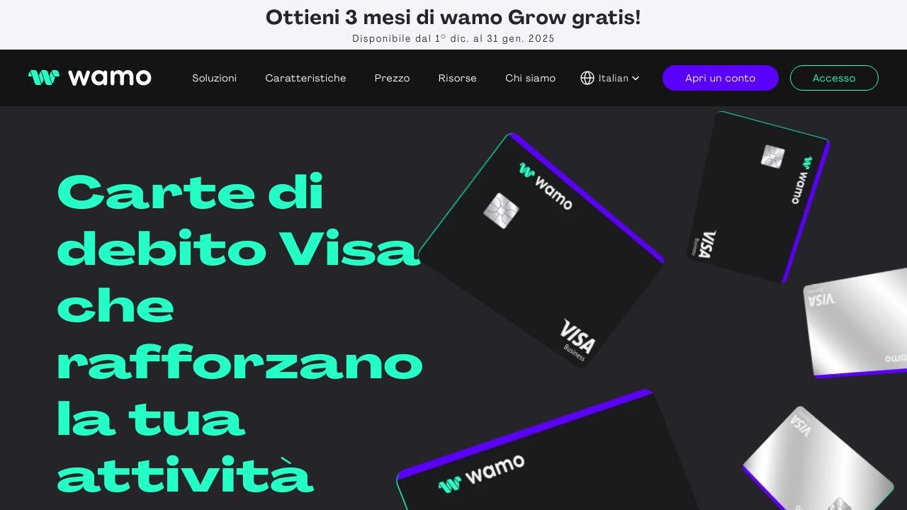 Homepage Wamo Carta