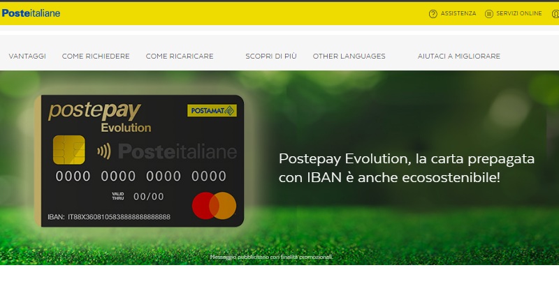 postepay evolution vantaggi