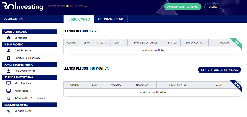 piattaforma trading roinvesting