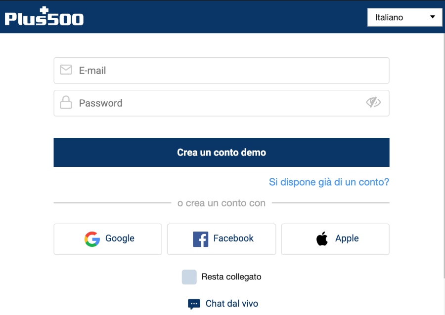 plus500 login