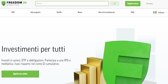 Freedom24 piattaforma