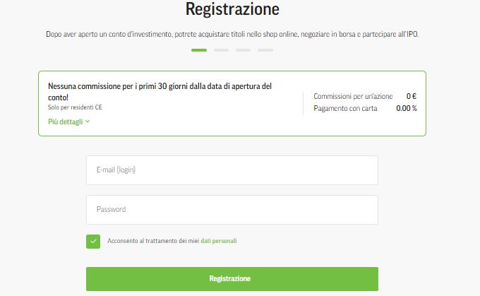 Freedom24 registrazione