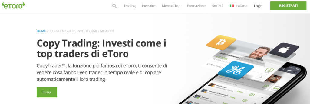 CopyTrader eToro