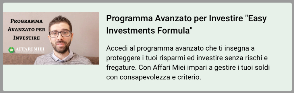 Programma avanzato per investire nel trading online