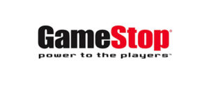 Azioni GameStop logo con slogan