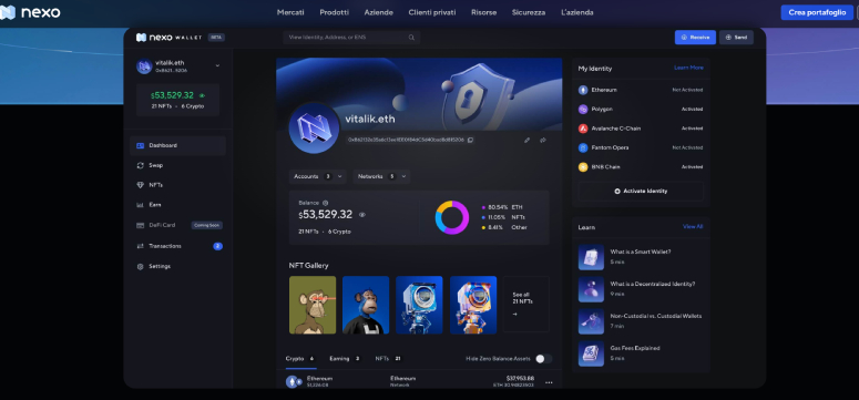 Nexo Wallet