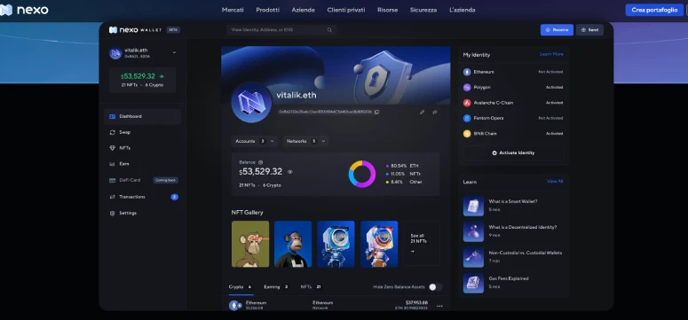 Nexo Wallet