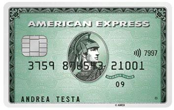 Carta AMEX verde
