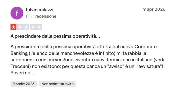 Recensioni 2 negative