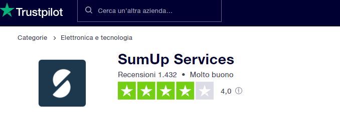 SumUp Trustpilot