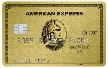 Carta AMEX oro