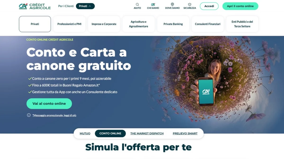 Servizio Nowbanking Crédit Agricole