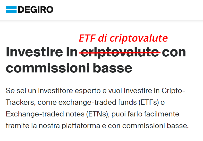 degiro criptovalute