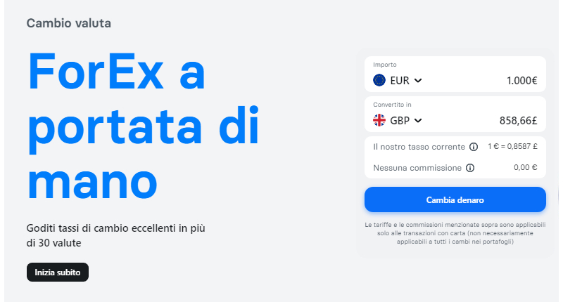 revolut cambio valuta