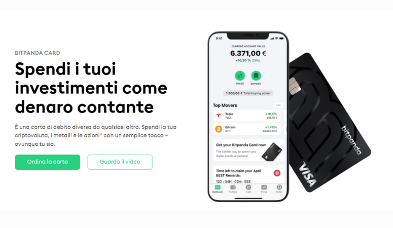 Come funziona la Bitpanda Card