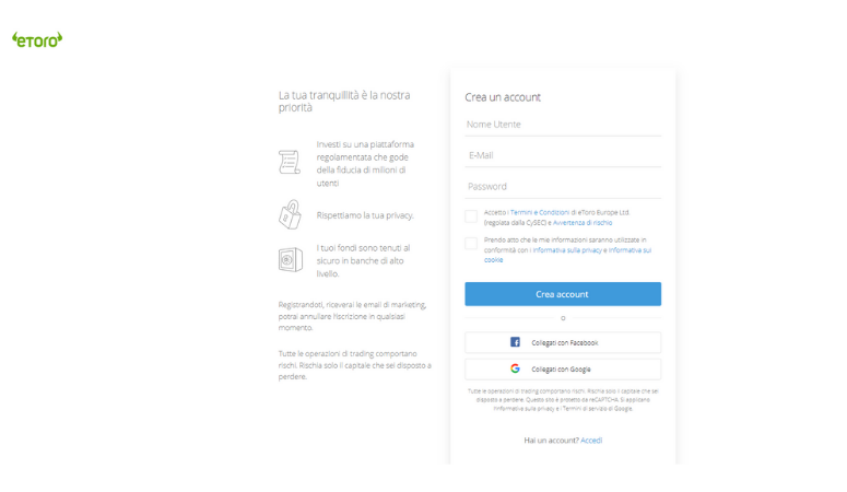 eToro Login