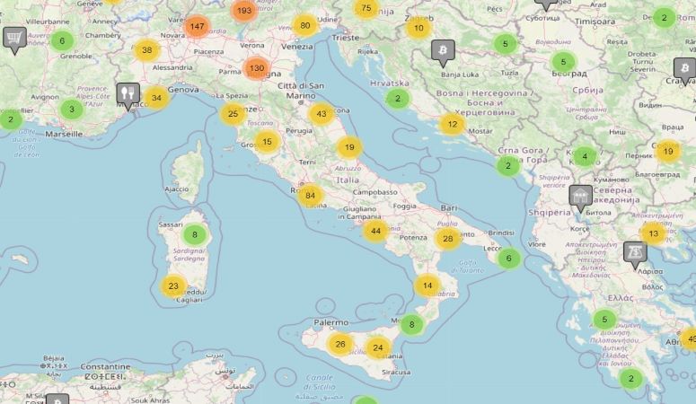 Attività che accettano Bitcoin in Italia