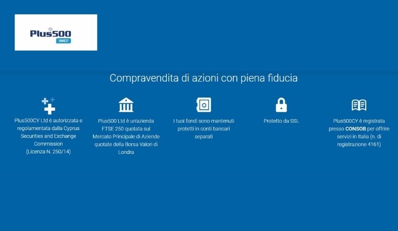 Sicurezza Plus500 Invest