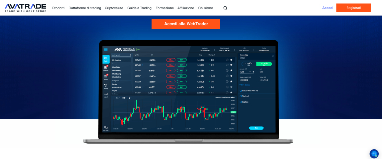 Piattaforma webtrader