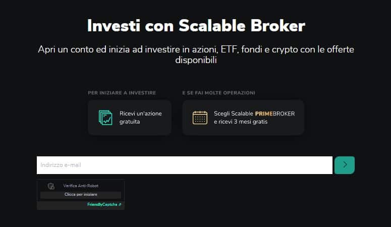 Scalable Capital registrazione