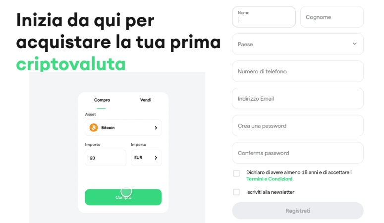 registrazione young platform