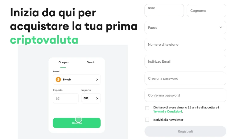 registrazione young platform