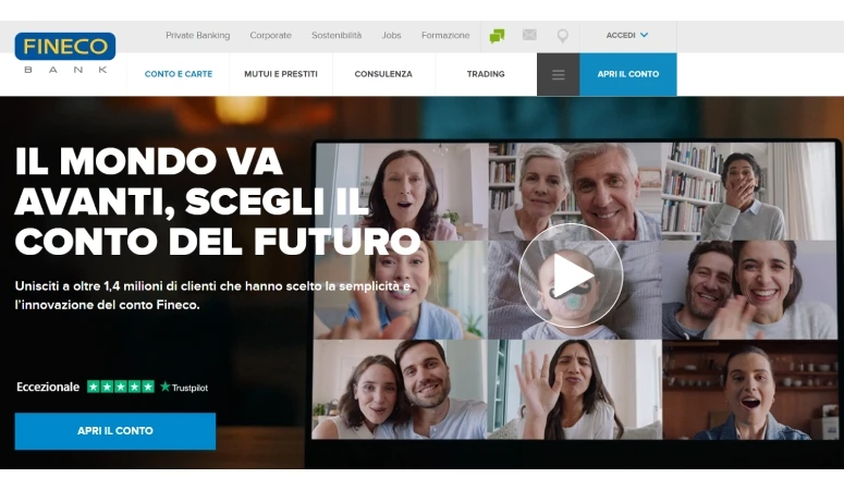 Apri un conto Fineco Bank