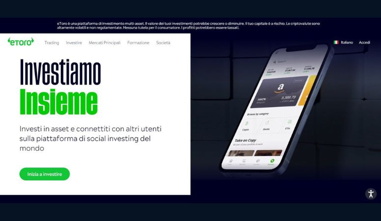 Piattaforma trading eToro