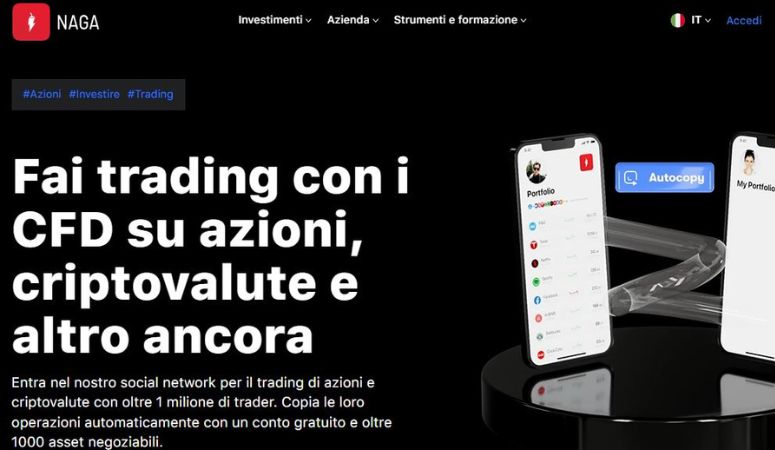 Piattaforma trading Naga