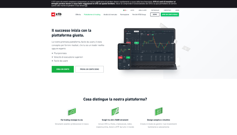 xtb piattaforma trading
