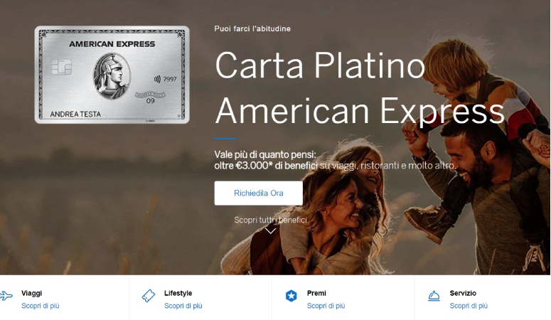 carta Platino American Express