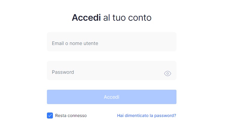 NAGA registrazione