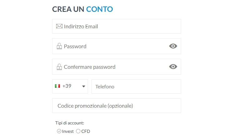 CAPEX Invest registrazione
