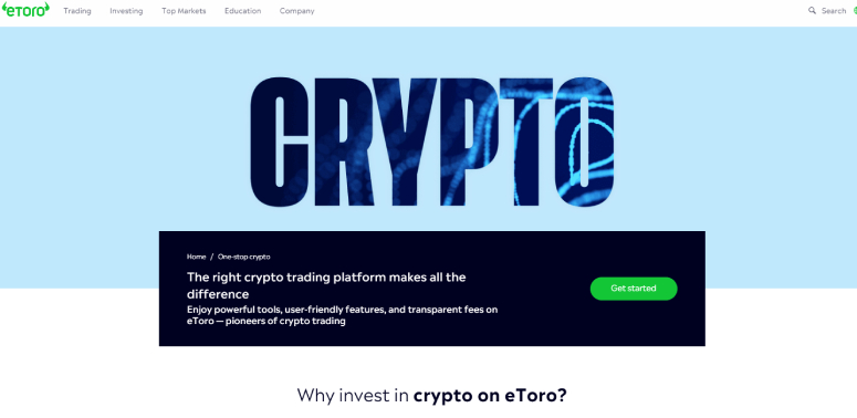 Migliori piattaforme di trading di criptovalute: eToro