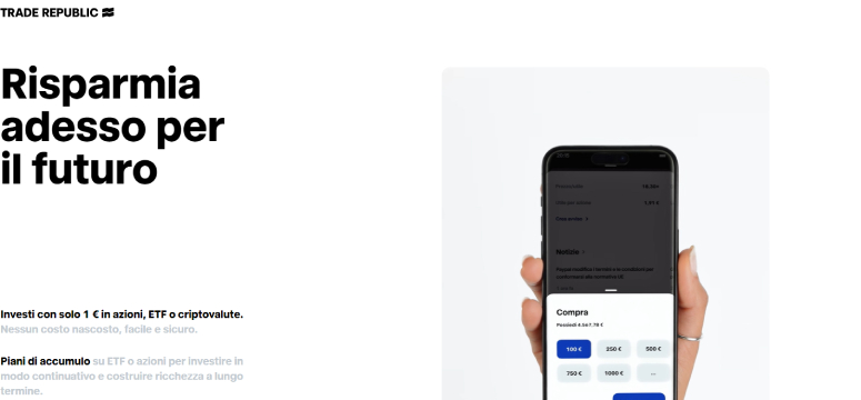 Piattaforma per trading Criptovalute Tarde Republic