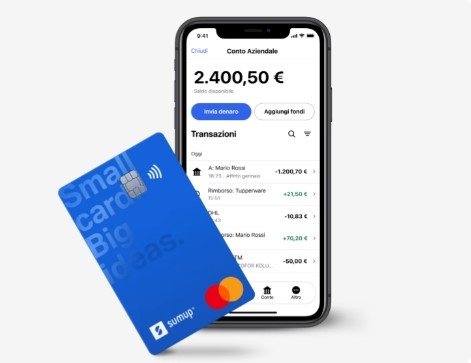 Vantaggi di collegare SumUp al tuo conto corrente