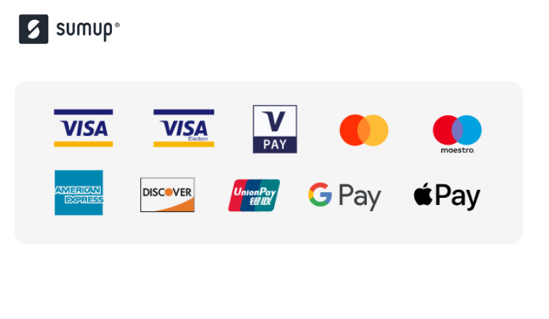 Carte SumUp accettate