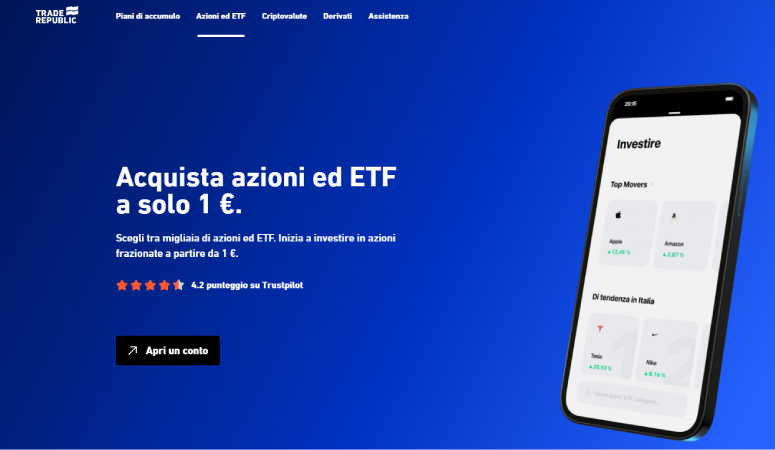 ETF con Trade Republic