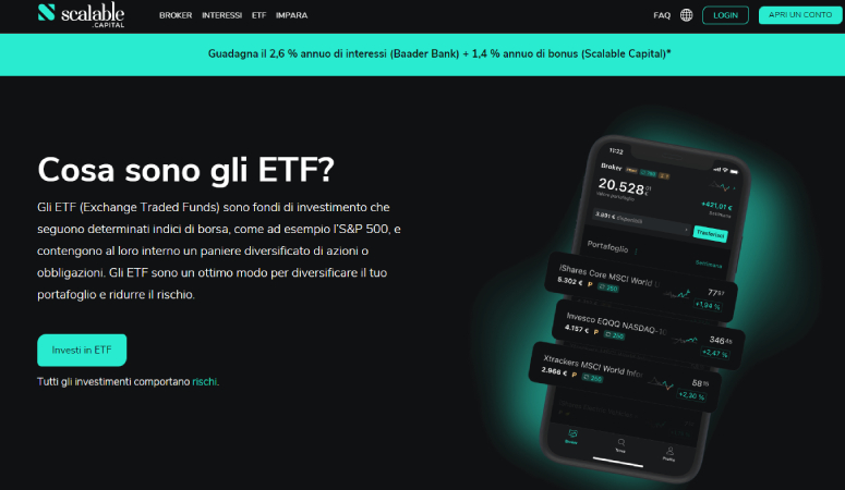 ETF broker Scalable Capital