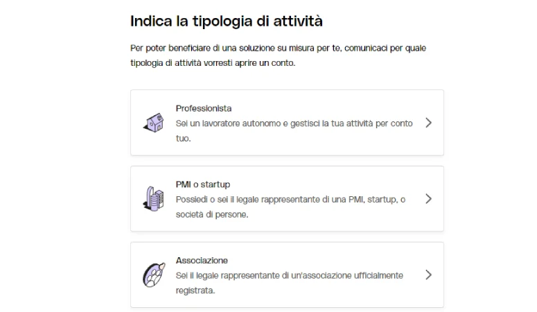 tipologie di conti e costi