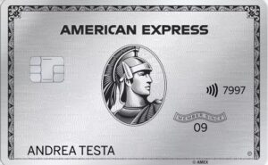 Carta American Express Platino