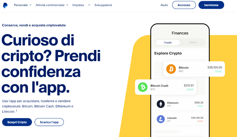 Come acquistare Bitcoin con PayPal