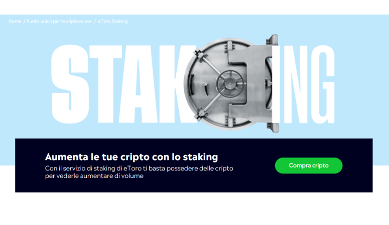 Staking eToro